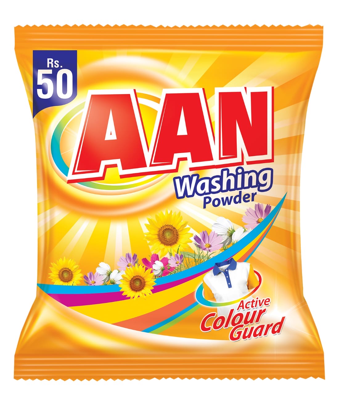 Aan washing powder 50 rs sachet