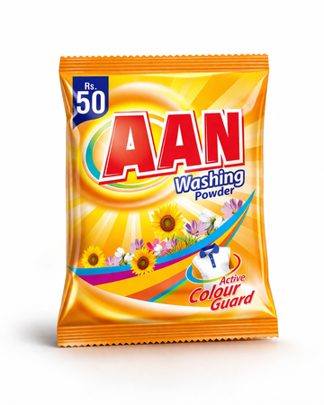 AAN Premium Washing Powder Sachet Rs 50 – Advanced Stain Removal